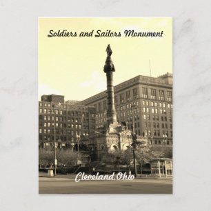 Soldados y marineros Cleveland OH Tarjeta postal