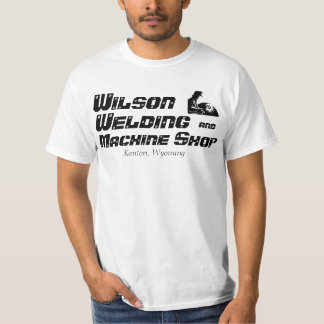Soldadura, camiseta de la tienda de máquina