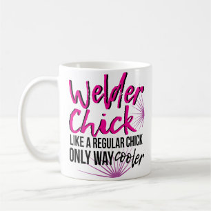 Soldadura divertida de la taza de café del