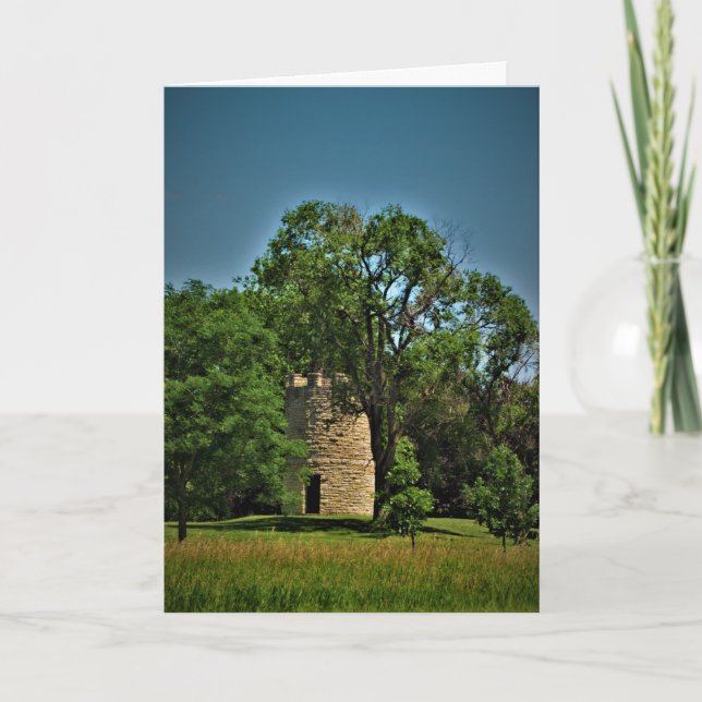 "Soldiers Memorial Park" Tarjeta de Pascua (Anverso)