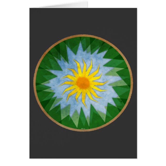 Soleado terreno forestal (Frente)