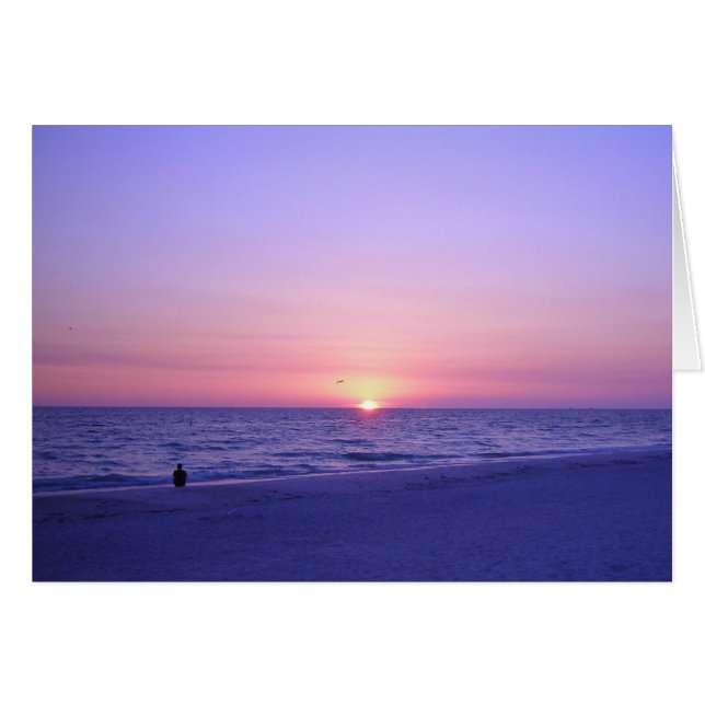 Soledad al atardecer (Anverso (Horizontal))