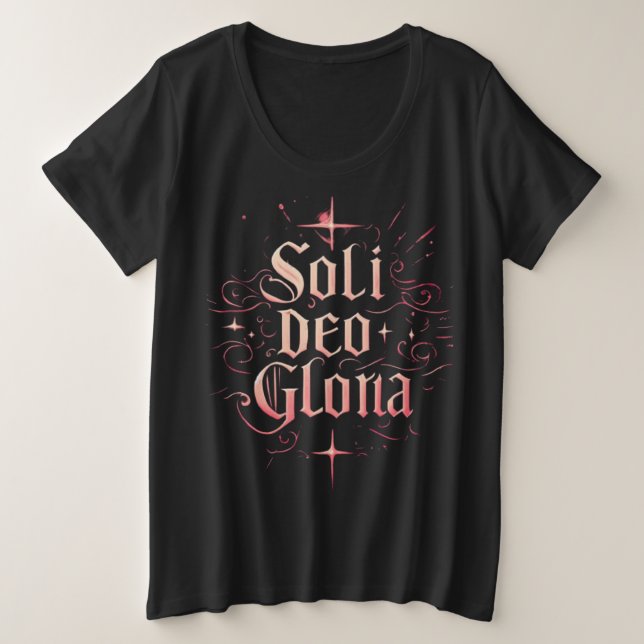 Soli deo Gloria, la gloria sea sólo para Dios, cri (Anverso del diseño)