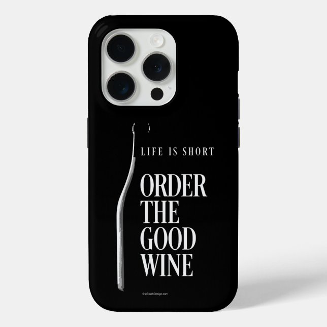 Solicite el estuche para iPhone Good Wine Funda Ma (Reverso )