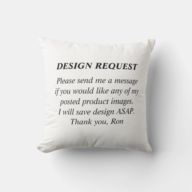 Solicitud de diseño de almohada (Anverso)