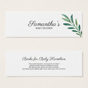 Solicitud de libro de baby shower con acuarela de 