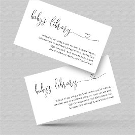 Solicitud de libro - Invitación de Baby Shower