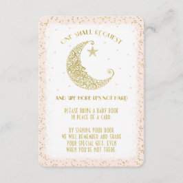Solicitud de libro Tarjeta de Baby Shower Twinkle 