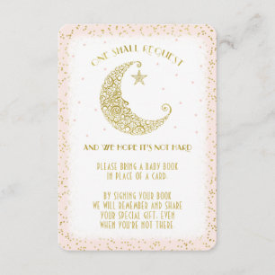 Solicitud de libro Tarjeta de Baby Shower Twinkle 