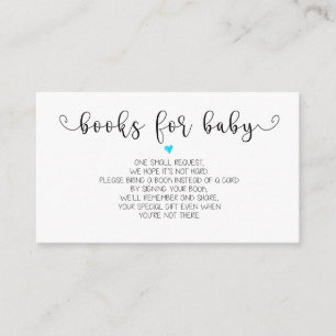 Solicitud de libros Insertar invitación de Baby