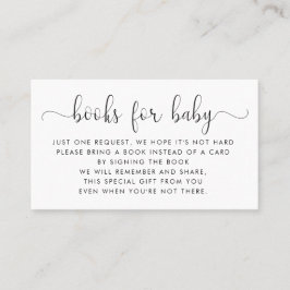 Solicitud de libros | Insertar invitación de Baby 