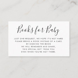 Solicitud de libros | Insertar invitación de Baby 