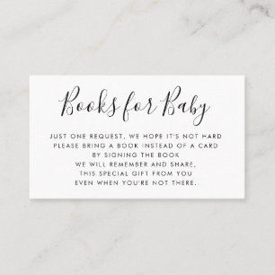 Solicitud de libros   Insertar invitación de Baby 