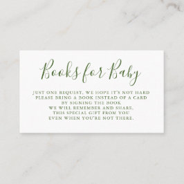 Solicitud de libros | Insertar invitación de Baby 