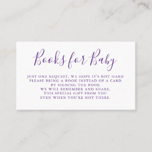 Solicitud de libros   Insertar invitación de Baby 