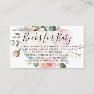 Solicitud de libros   Insertar invitación de Baby 