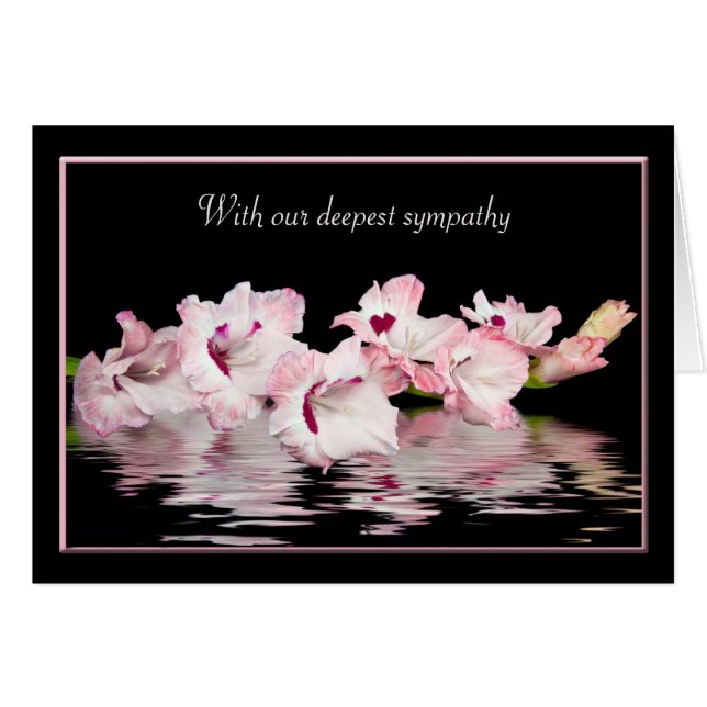 Solidaridad Reflexión sobre el agua de Gladiolus r (Anverso (Horizontal))