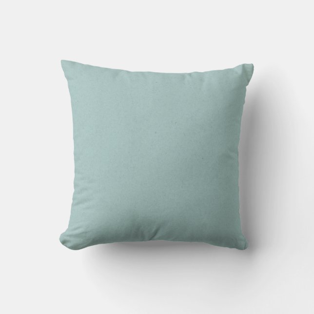 Sólido almohada decorativa verde marino (Anverso)