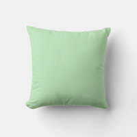 sólido pastel de marisco verde almohada azul claro