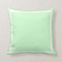 sólido pastel de marisco verde almohada azul claro