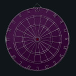 Sólido tablón de tablero morado oscuro<br><div class="desc">Placa de dardo de color sólido minimalista muy fresco en purpura berenjena. Diseñado en el estado de Washington,  EE.UU. para su disfrute. ¡Gracias por apoyar a artistas independientes!</div>