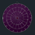 Sólido tablón de tablero morado oscuro<br><div class="desc">Placa de dardo de color sólido minimalista muy fresco en purpura berenjena. Diseñado en el estado de Washington,  EE.UU. para su disfrute. ¡Gracias por apoyar a artistas independientes!</div>