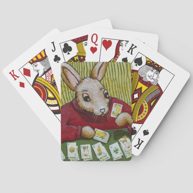 Solithare - cartas de juego de conejo (Reverso)