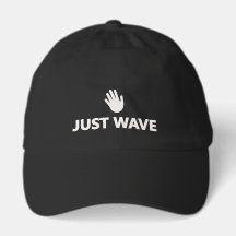 Solo agita la mano agitando un sombrero moderno am