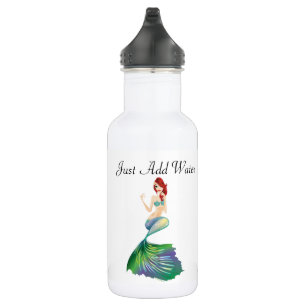 Solo Agrega Agua Botella de Agua de Sirena Bonita