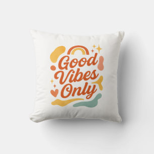 Solo almohada de buenas vibraciones Inspirador c