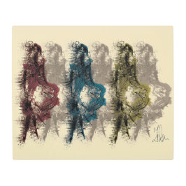 "Solo" Arte mural Metalizado moderno x