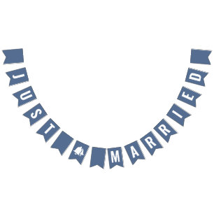Solo banderas de Bungalding Blue Boho casadas