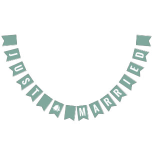 Solo banderas de Bungalows Sage Green Boho casadas