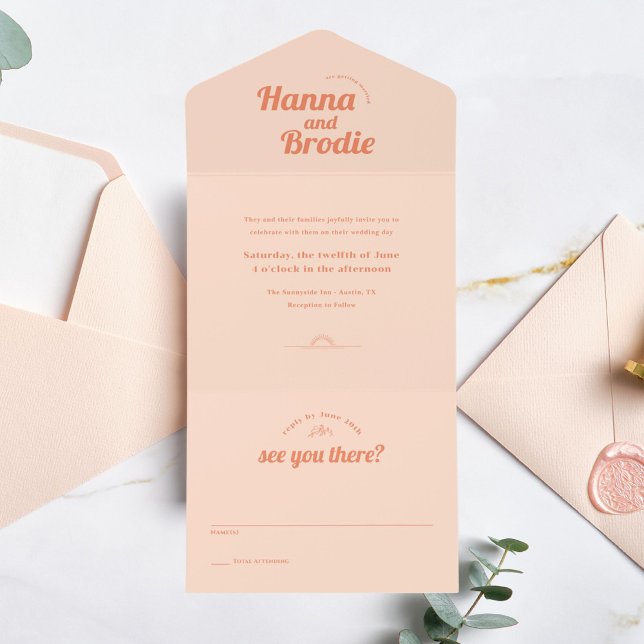 Sólo Boda de paz todo en una invitación (Subido por el creador)