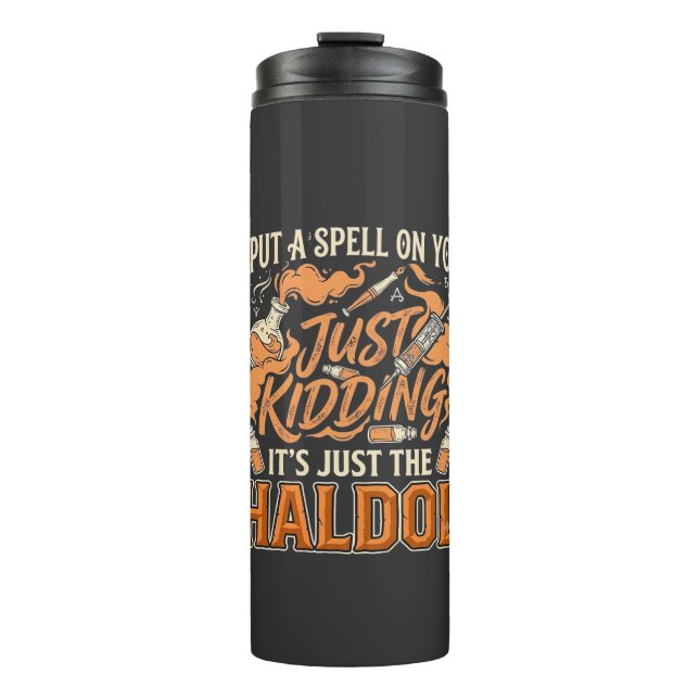 Solo Bromeando Haldol Halloween Potion Botella Jer (Anverso)