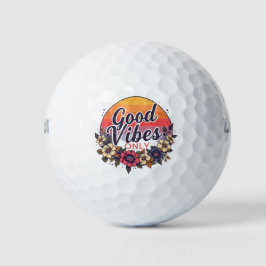 Sólo buenas vibraciones | Pelota de golf de Person