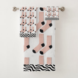 Solo Calcetines Cute Niños Toalla De Baño Set