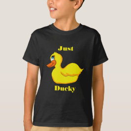 Solo camiseta de chicos de pato amarillo dudoso