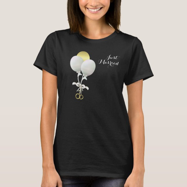 Solo camiseta Hanes ComfortSoft® de la mujer casad (Anverso)