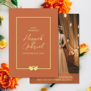 Solo casada Añadir tarjeta de Invitación de Boda d