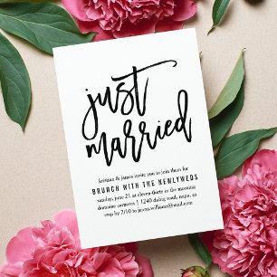 Solo casada Invitación a brunch post Boda