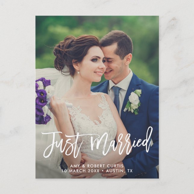 Solo casada | Postal de Invitación boda (Anverso)