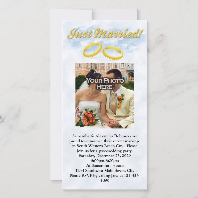 Solo Casado, Dos Bandas De Oro/Nubes (Anverso)