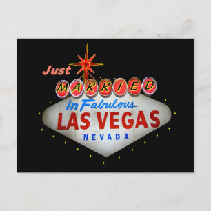 Solo casados en las tarjetas de bodas de Las Vegas