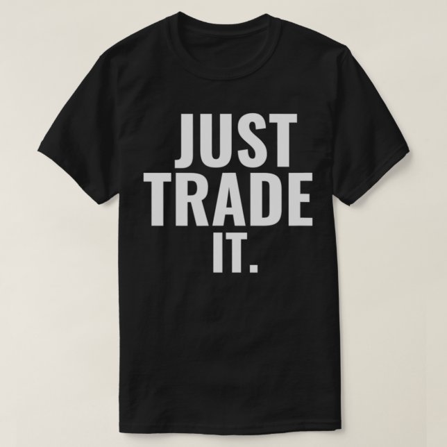 SÓLO COMERCIO de camisetas del mercado de valores  (Diseño del anverso)