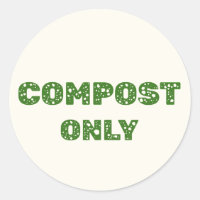 Sólo compost - Etiqueta compostable
