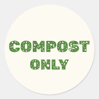 Sólo compost - Etiqueta compostable