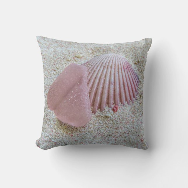 Sólo cristal de mar rosado - almohada (Anverso)