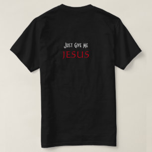 Solo Dame JESÚS Camiseta Negra Cristiana