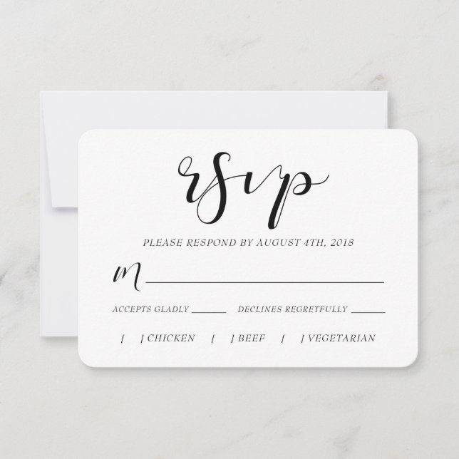 Sólo decir RSVP (Anverso)